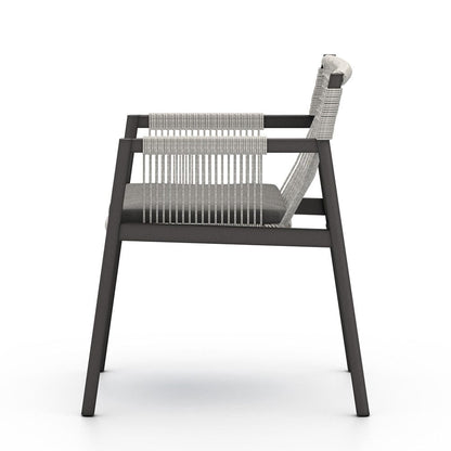 Four Hands - Shuman Outdoor Dining Chair - Venao Charcoal - 224961-002 view 3