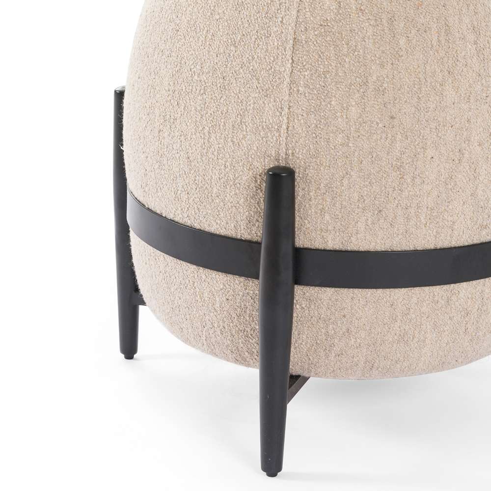 Four Hands - Sia Ottoman - Athena Taupe - 230100-001 veiw 3