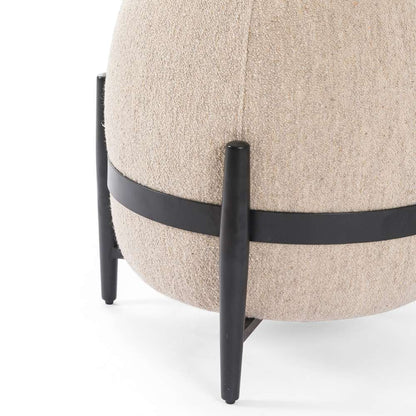 Four Hands - Sia Ottoman - Athena Taupe - 230100-001 veiw 3