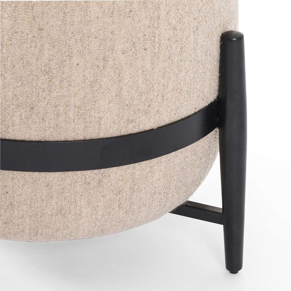 Four Hands - Sia Ottoman - Athena Taupe - 230100-001 veiw 4