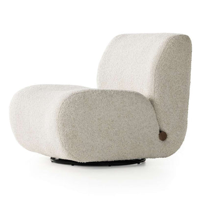 Four Hands - Siedell Swivel Chair - Sheldon Ivory - 230751-004 veiw 3