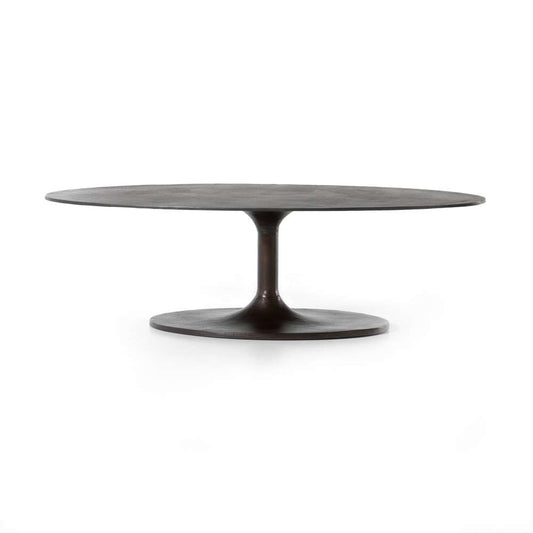 Four Hands - Simone Oval Coffee Table - Antique Rust - 227822-001 veiw 1