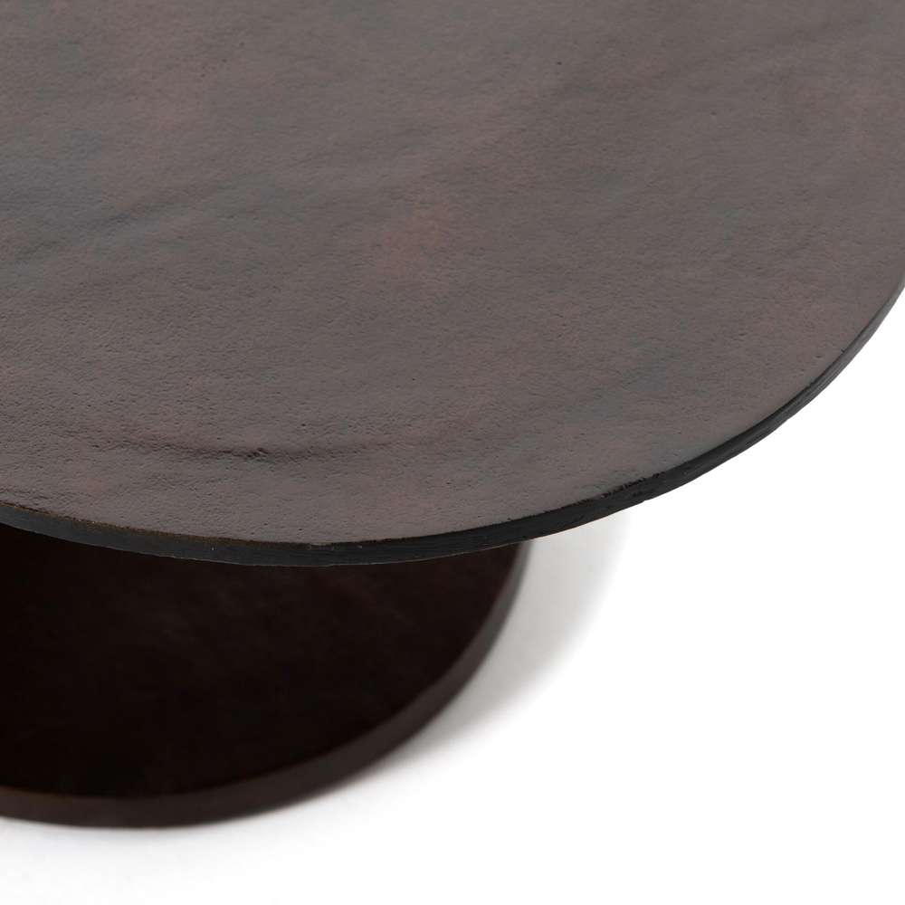 Four Hands - Simone Oval Coffee Table - Antique Rust - 227822-001 veiw 5