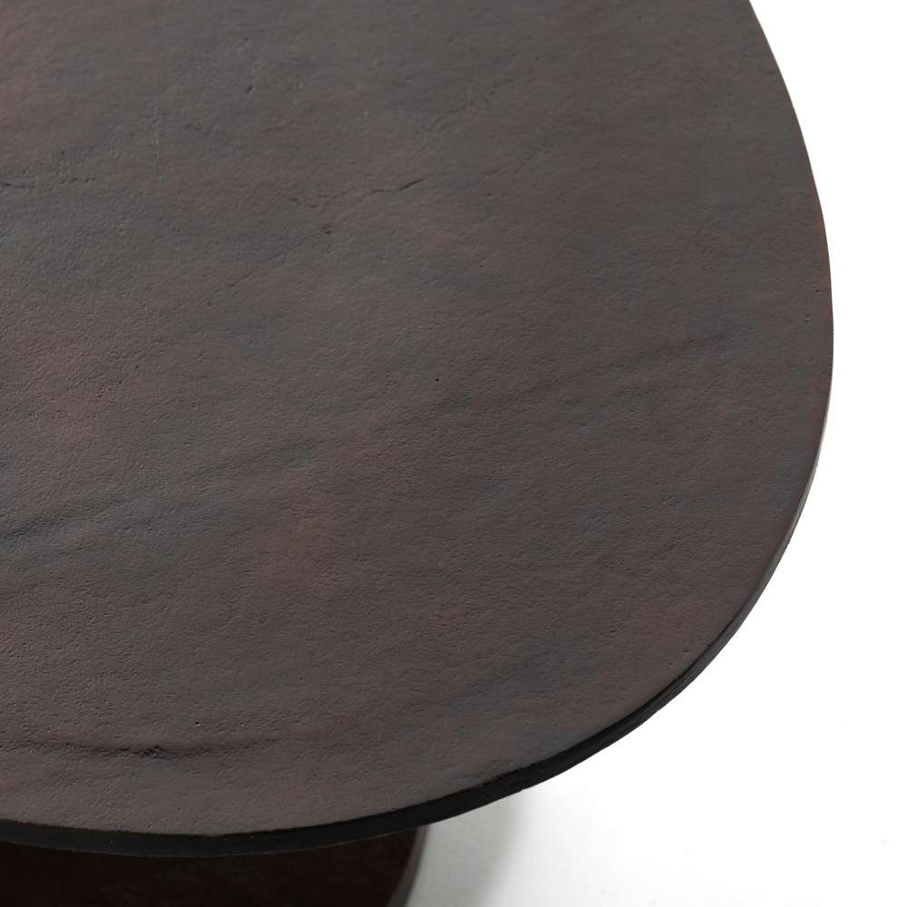 Four Hands - Simone Oval Coffee Table - Antique Rust - 227822-001 veiw 7