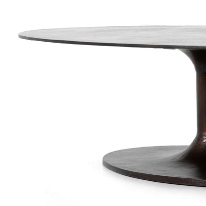 Four Hands - Simone Oval Coffee Table - Antique Rust - 227822-001 veiw 8
