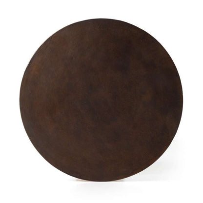 Four Hands - Simone Round Coffee Table - Antique Rust - 228085-001 veiw 5