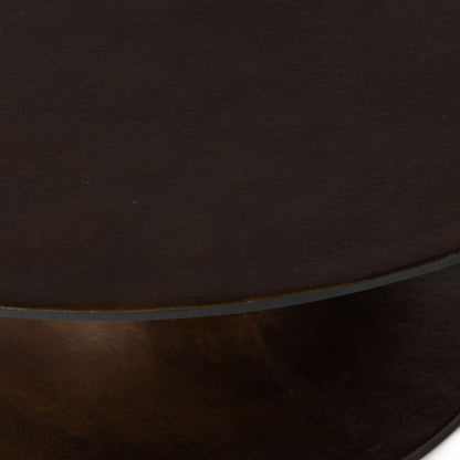 Four Hands - Simone Round Coffee Table - Antique Rust - 228085-001 veiw 6