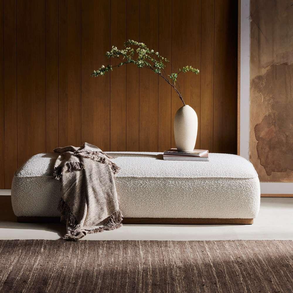 Four Hands - Sinclair Cocktail Ottoman - Knoll Natural - 236096-006 veiw 4