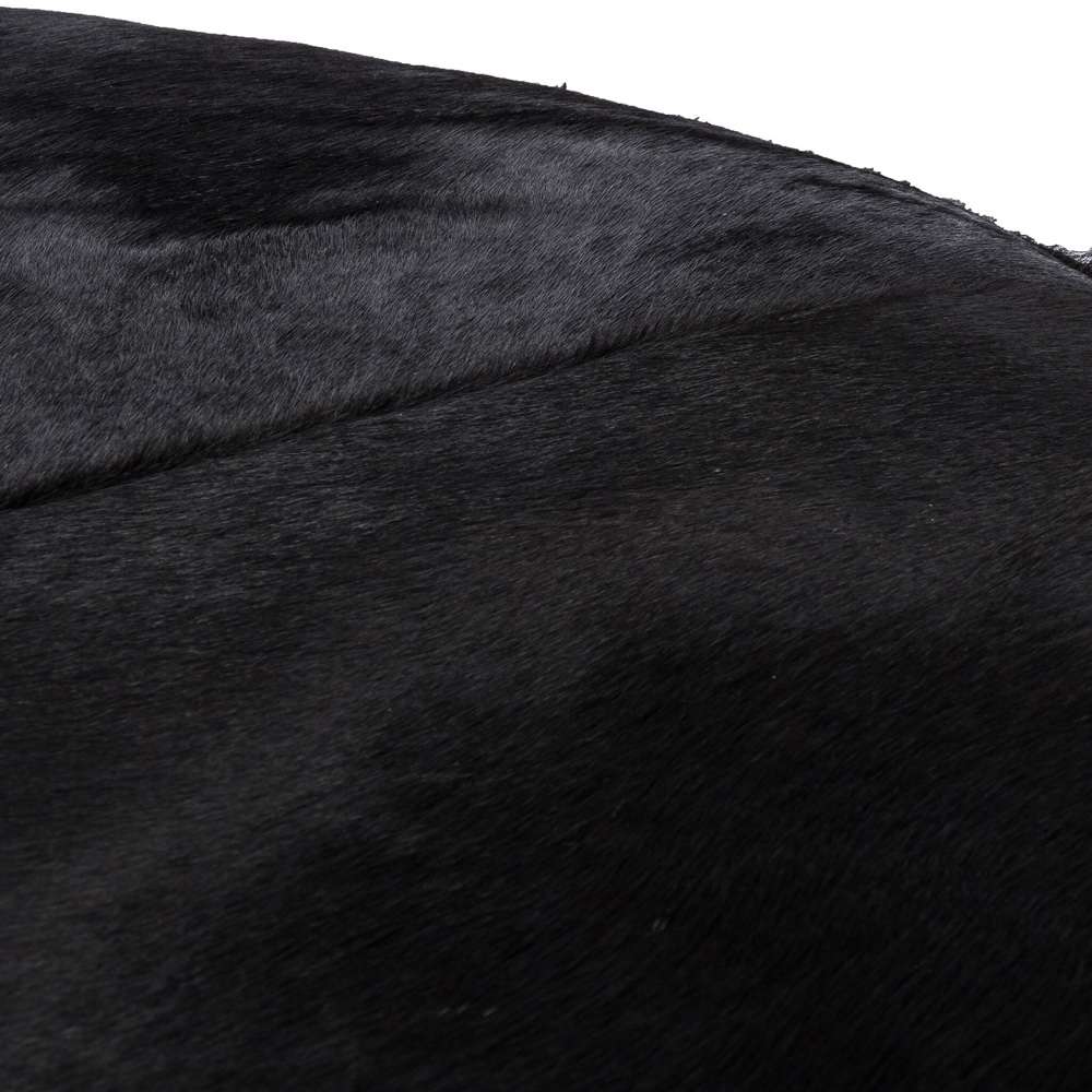 Four Hands - Sinclair Large Round Ottoman - Dark Hair on Hide - 106119-014 veiw 8