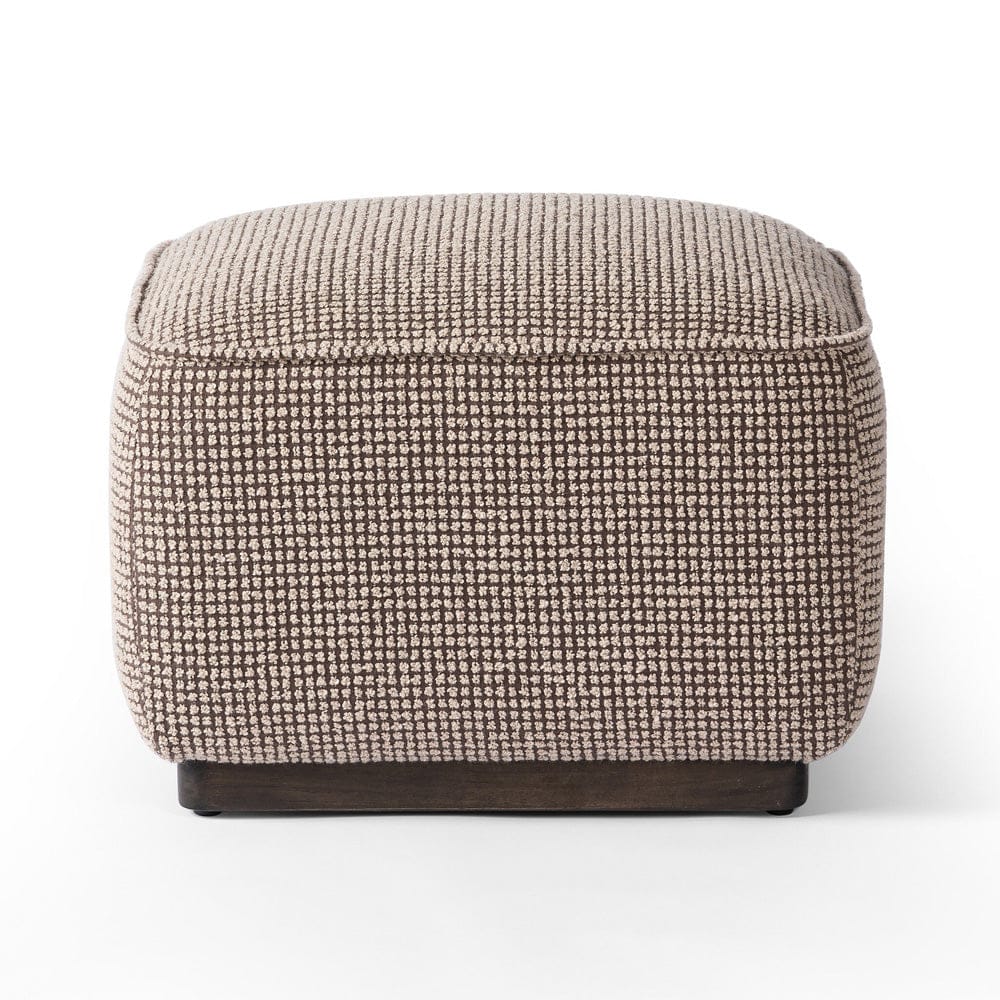 Four Hands - Sinclair Square Ottoman-21" - Barrow Taupe - 238547-009 view 1
