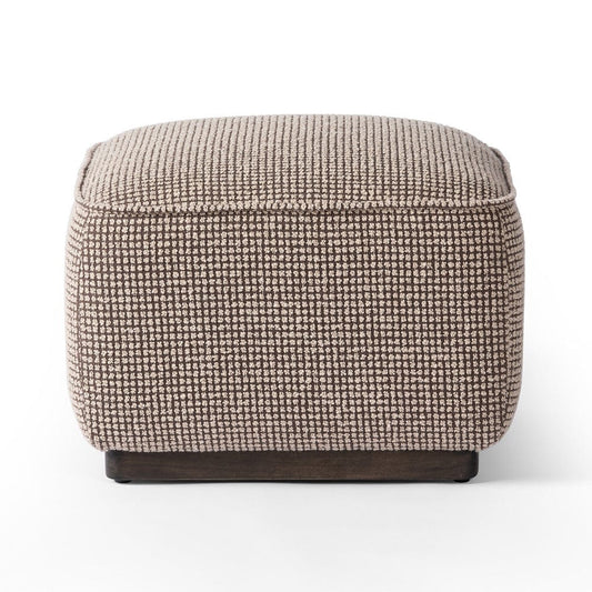 Four Hands - Sinclair Square Ottoman-21" - Barrow Taupe - 238547-009 view 1