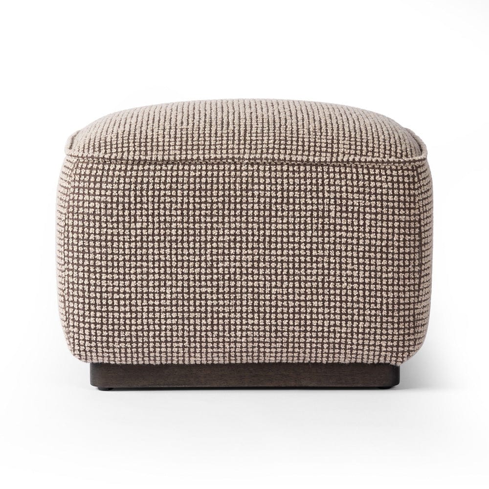Four Hands - Sinclair Square Ottoman-21" - Barrow Taupe - 238547-009 view 3