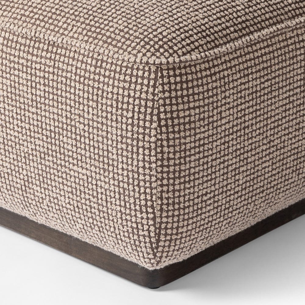 Four Hands - Sinclair Square Ottoman-21" - Barrow Taupe - 238547-009 view 5