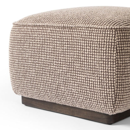 Four Hands - Sinclair Square Ottoman-21" - Barrow Taupe - 238547-009 view 8
