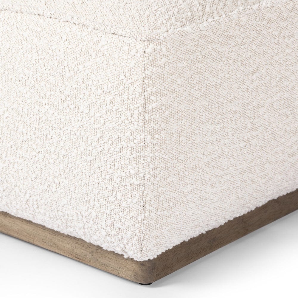 Four Hands - Sinclair Square Ottoman-21" - Knoll Natural - 238547-006 view 5