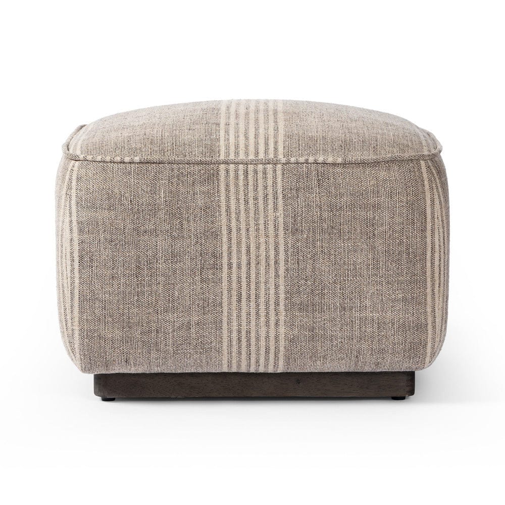 Four Hands - Sinclair Square Ottoman-21" - Manchester Flint - 238547-011 view 1