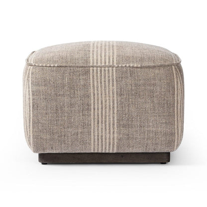 Four Hands - Sinclair Square Ottoman-21" - Manchester Flint - 238547-011 view 1