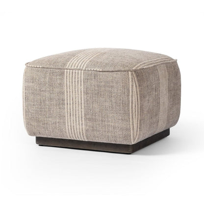 Four Hands - Sinclair Square Ottoman-21" - Manchester Flint - 238547-011 view 2