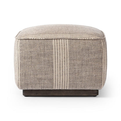 Four Hands - Sinclair Square Ottoman-21" - Manchester Flint - 238547-011 view 3