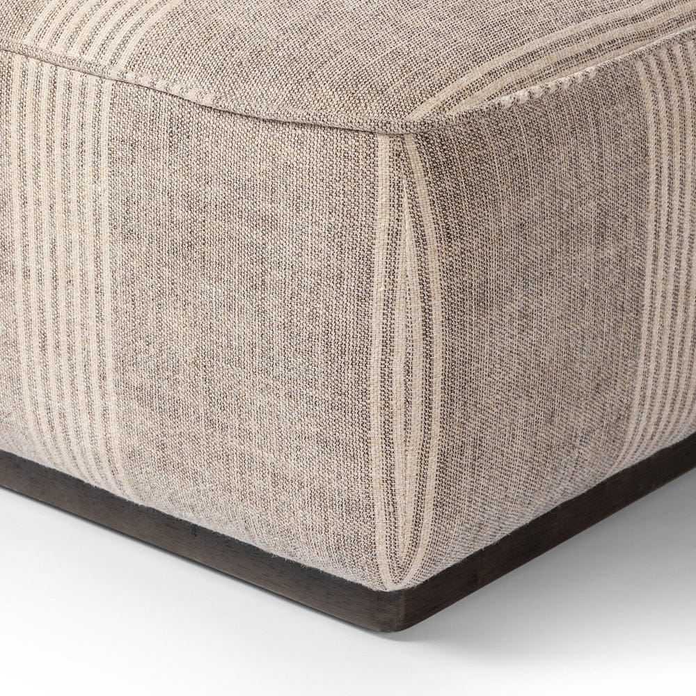 Four Hands - Sinclair Square Ottoman-21" - Manchester Flint - 238547-011 view 5