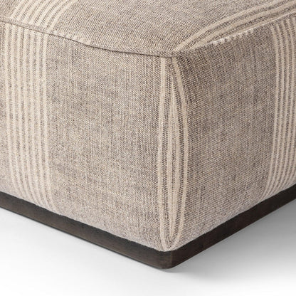 Four Hands - Sinclair Square Ottoman-21" - Manchester Flint - 238547-011 view 5