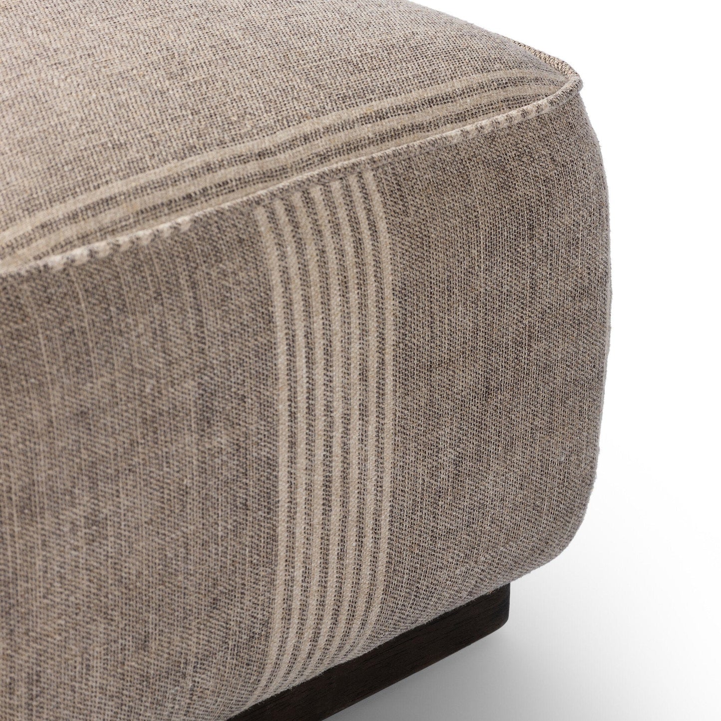 Four Hands - Sinclair Square Ottoman-21" - Manchester Flint - 238547-011 view 6