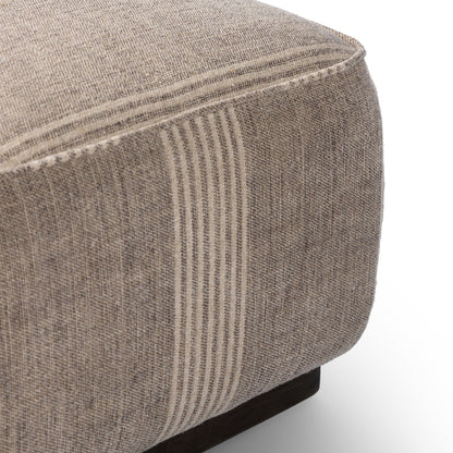 Four Hands - Sinclair Square Ottoman-21" - Manchester Flint - 238547-011 view 6
