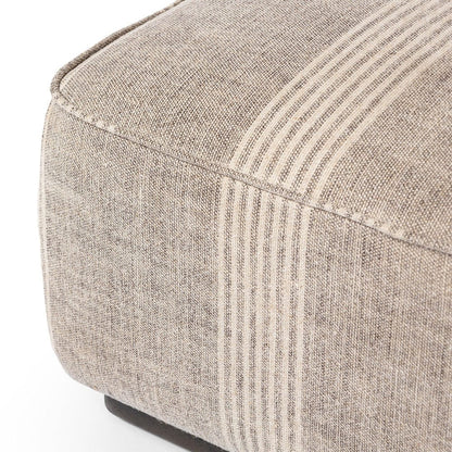 Four Hands - Sinclair Square Ottoman-21" - Manchester Flint - 238547-011 view 7
