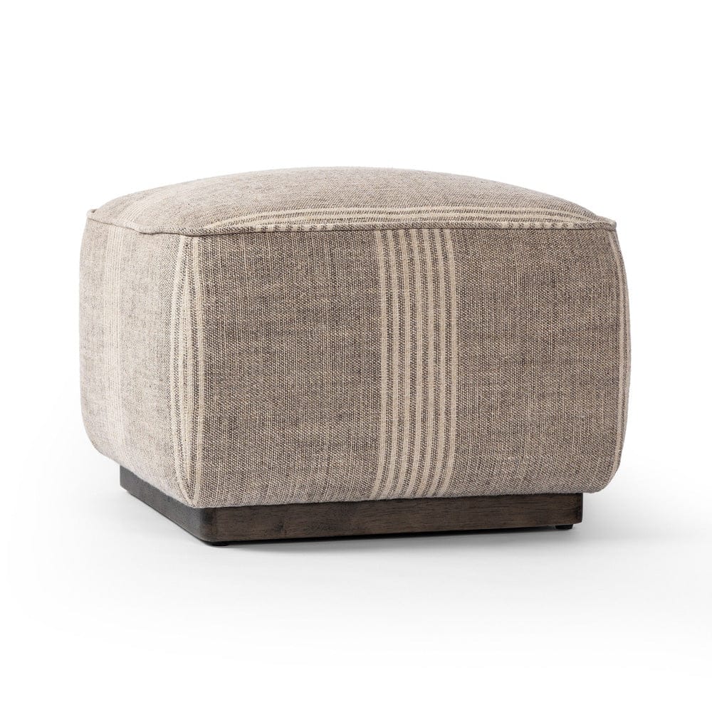 Four Hands - Sinclair Square Ottoman-21" - Manchester Flint - 238547-011 view 8
