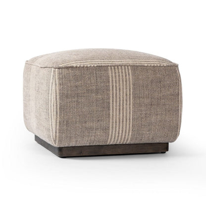 Four Hands - Sinclair Square Ottoman-21" - Manchester Flint - 238547-011 view 8