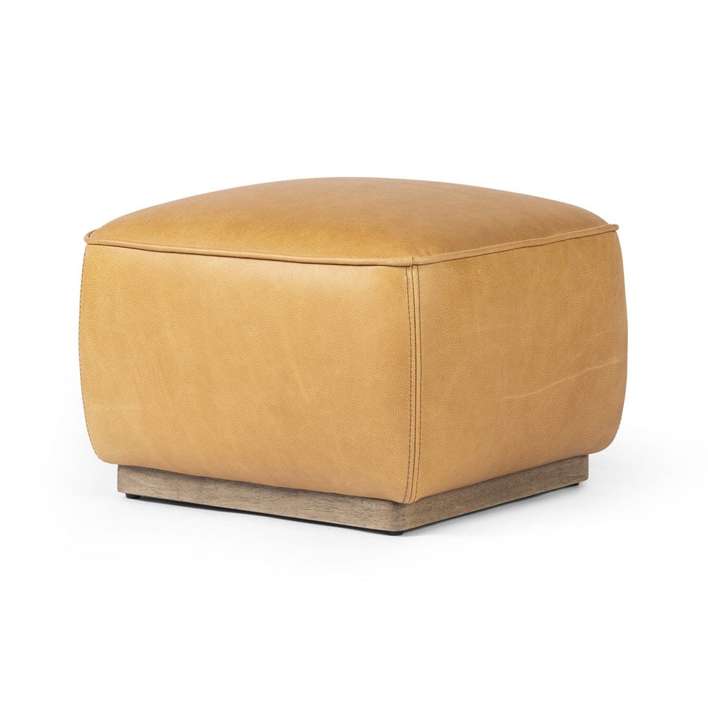 Four Hands - Sinclair Square Ottoman-21" - Palermo Butterscotch - 238547-001 view 2