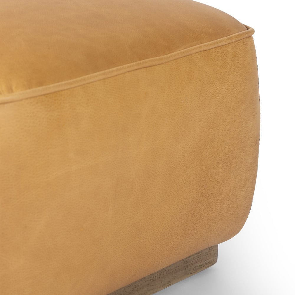 Four Hands - Sinclair Square Ottoman-21" - Palermo Butterscotch - 238547-001 view 5