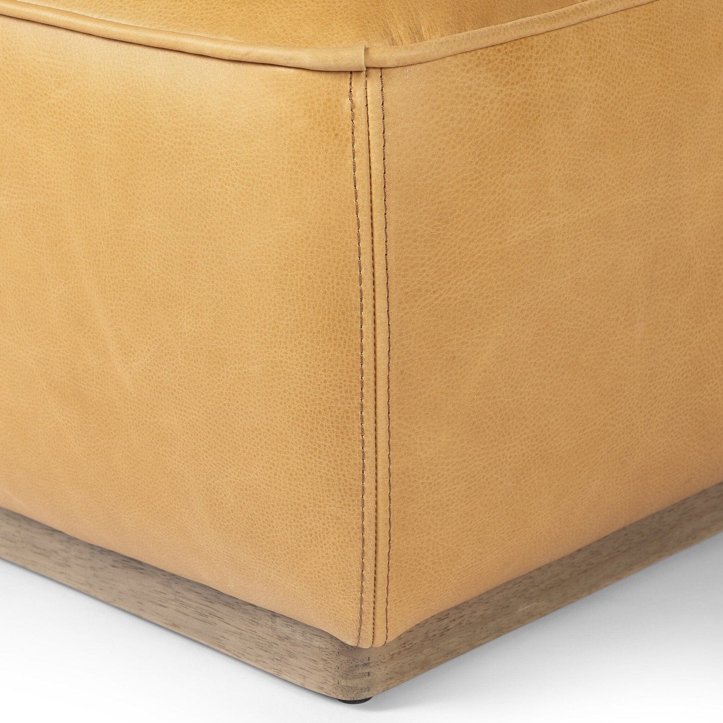 Four Hands - Sinclair Square Ottoman-21" - Palermo Butterscotch - 238547-001 view 6