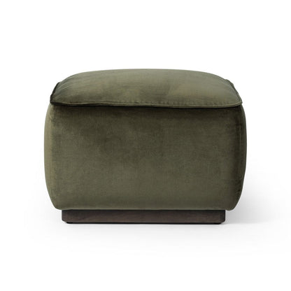 Four Hands - Sinclair Square Ottoman-21" - Surrey Olive - 238547-012 view 1