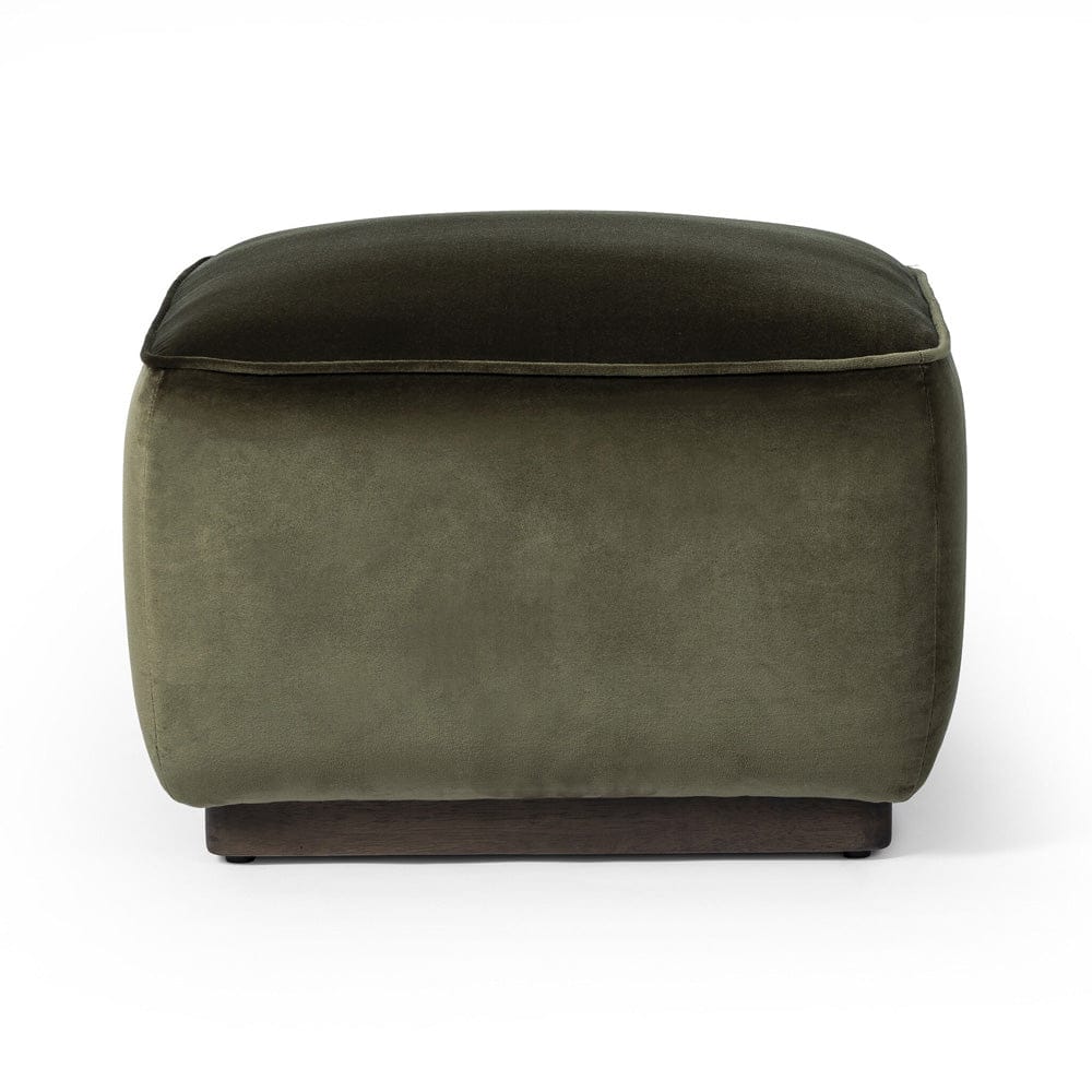 Four Hands - Sinclair Square Ottoman-21" - Surrey Olive - 238547-012 view 3