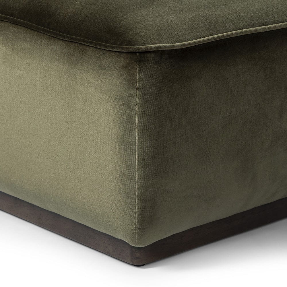 Four Hands - Sinclair Square Ottoman-21" - Surrey Olive - 238547-012 view 5