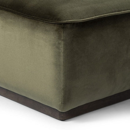 Four Hands - Sinclair Square Ottoman-21" - Surrey Olive - 238547-012 view 5