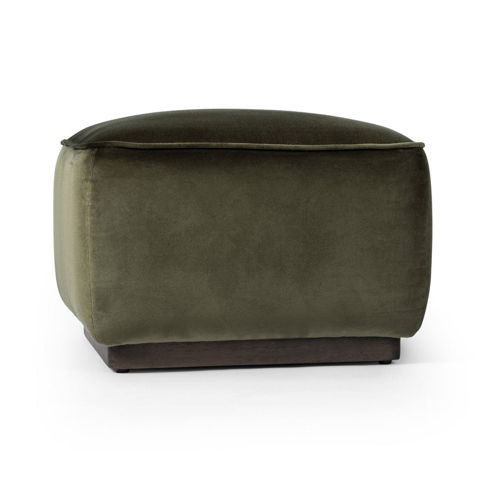 Four Hands - Sinclair Square Ottoman-21" - Surrey Olive - 238547-012 view 8