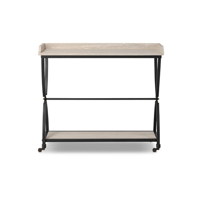 Four Hands - Six Beers Table - Travertine - 244447-002 view 1