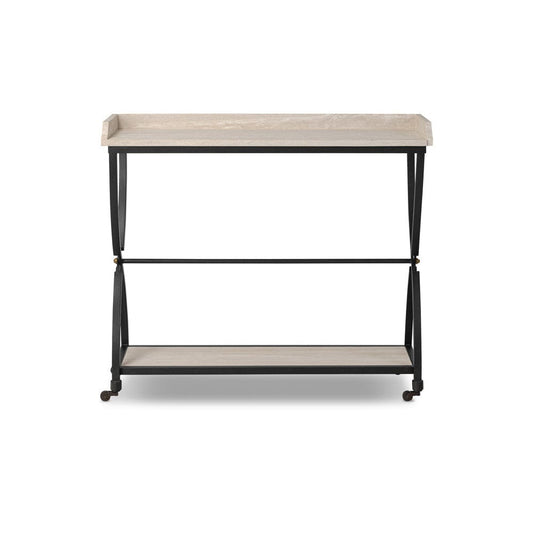 Four Hands - Six Beers Table - Travertine - 244447-002 view 1