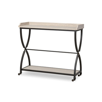 Four Hands - Six Beers Table - Travertine - 244447-002 view 2