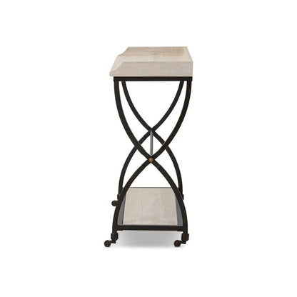 Four Hands - Six Beers Table - Travertine - 244447-002 view 3