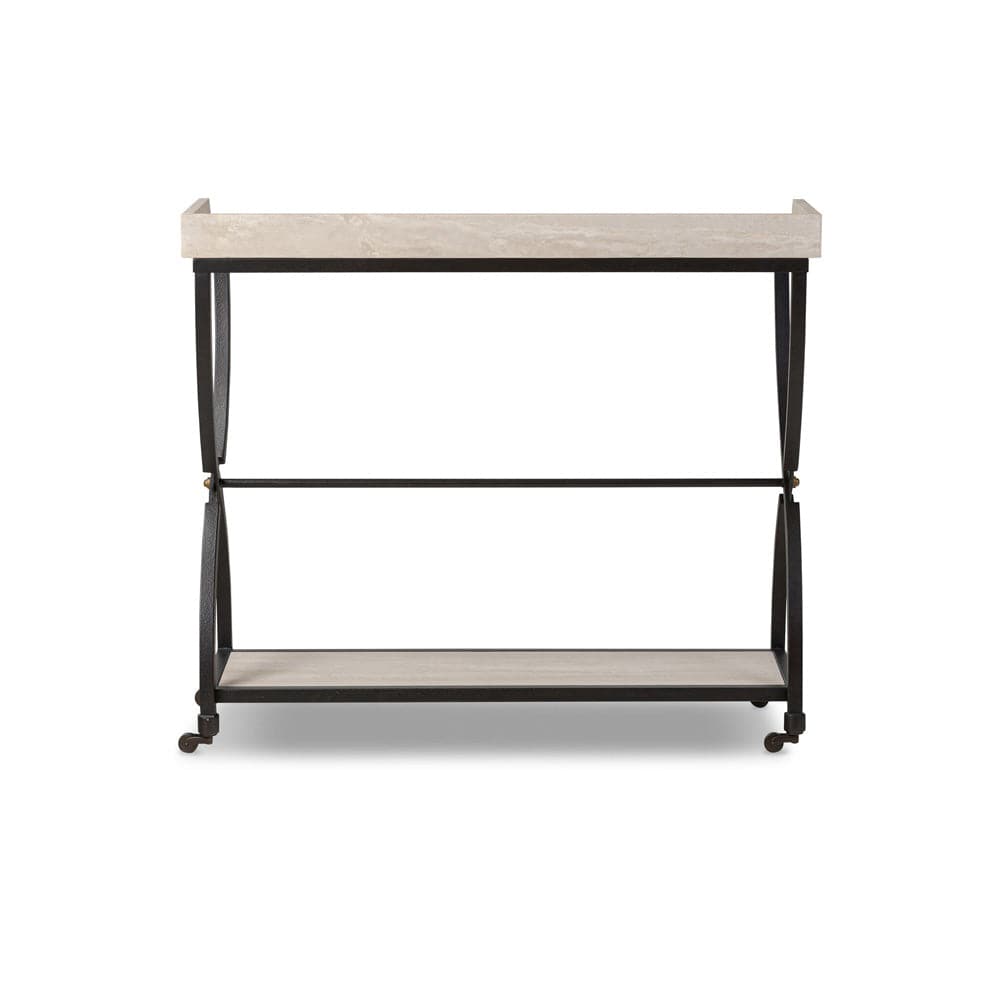 Four Hands - Six Beers Table - Travertine - 244447-002 view 5