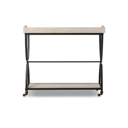 Four Hands - Six Beers Table - Travertine - 244447-002 view 5