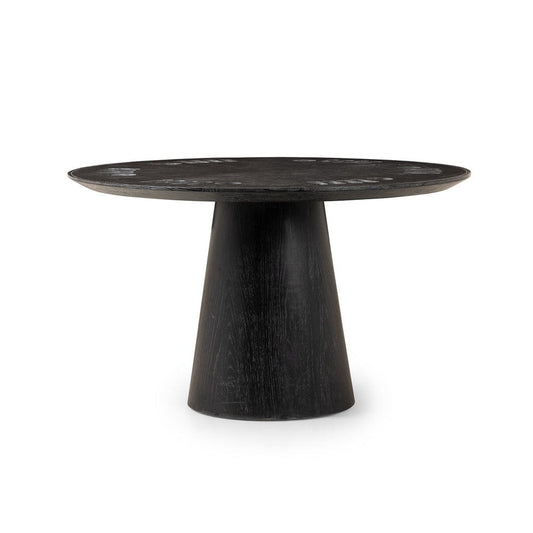 Four Hands - Skye Poker Table - Washed Black - 243502-001 view 1