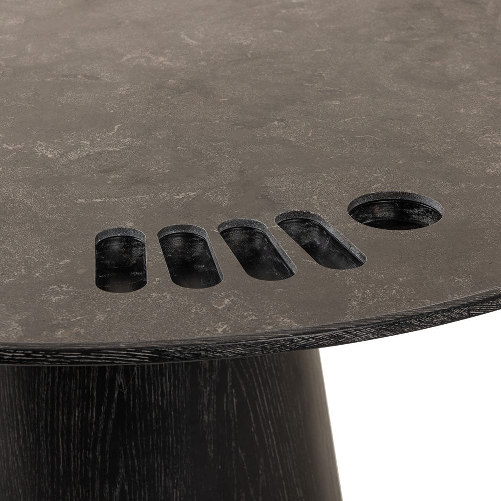 Four Hands - Skye Poker Table - Washed Black - 243502-001 view 2