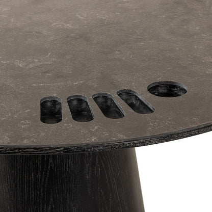 Four Hands - Skye Poker Table - Washed Black - 243502-001 view 2