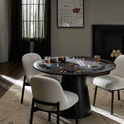 Four Hands - Skye Poker Table - Washed Black - 243502-001 view 3