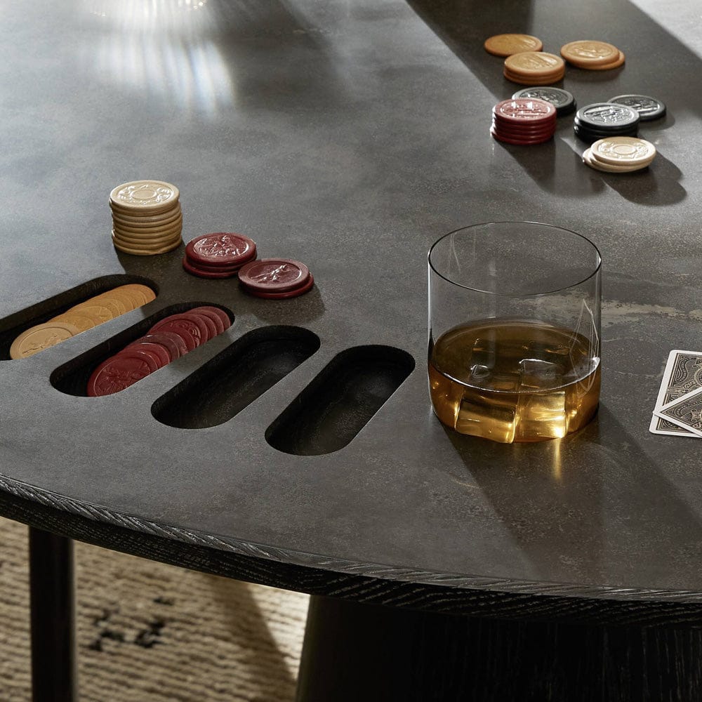 Four Hands - Skye Poker Table - Washed Black - 243502-001 view 9