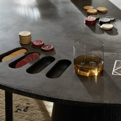 Four Hands - Skye Poker Table - Washed Black - 243502-001 view 9